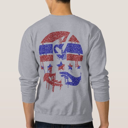 Hände der Einheit Sweatshirt (Rückseite)