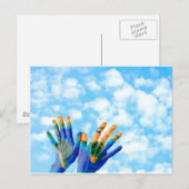 Hände der Erde Postkarte (Vorne/Hinten)