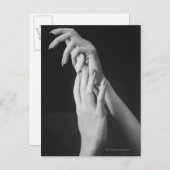 Hände der Frau Postkarte (Vorne/Hinten)