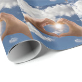 Hände der Liebe Geschenkpapier (Rolleneckpunkt)