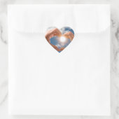 Hände der Liebe Herz-Aufkleber (Tasche)