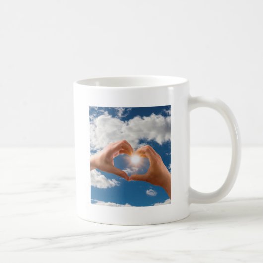 Hände der Liebe Kaffeetasse (Rechts)