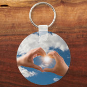 Hände der Liebe Schlüsselanhänger (Vorderseite)