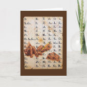 Hände der Sprache Karte (Vorderseite)