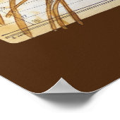 Hände des AktionskorbWebers Poster (Ecke)