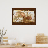 Hände des AktionskorbWebers Poster (Küche)