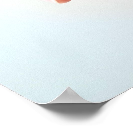 Hände des Autismus, die farbenfrohe Buchstaben hal Poster (Ecke)