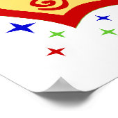 Hände des Friedens Poster (Ecke)