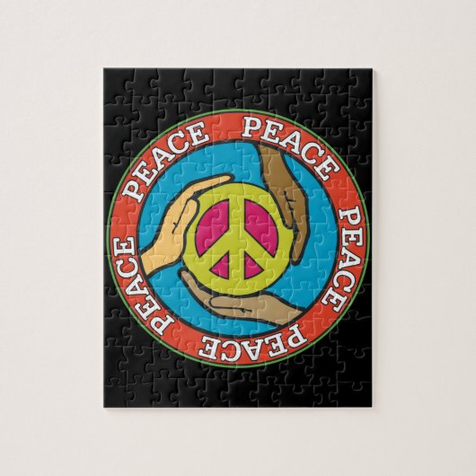 Hände des Friedens Puzzle (Vertikal)