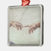 Hände des Gottes und des Adams Silbernes Ornament (Links)