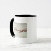 Hände des Gottes und des Adams Tasse (Vorderseite Links)