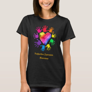 Hände des Postpartums Depression Awareness T-Shirt