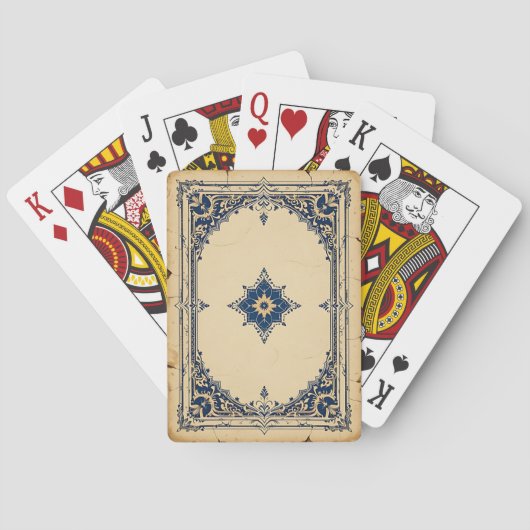 Hände des Schicksals eins Spielkarten (Rückseite)