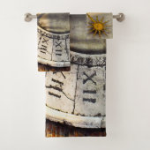 HÄNDE DES TIME-Badetuch-Set Badhandtuch Set (Insitu)