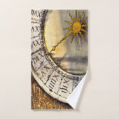 HÄNDE DES TIME-Badetuch-Set Badhandtuch Set (Handtuch)