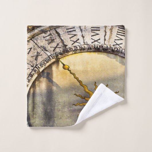 HÄNDE DES TIME-Badetuch-Set Badhandtuch Set (Waschlappen)