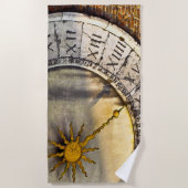 HÄNDE DES TIME-Badetuch-Set Strandtuch (Vorderseite)