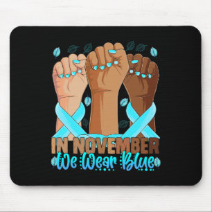 Hände Diabetes Bewusstsein im November tragen wir Mousepad
