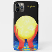 Hände, die den Mond halten Case-Mate iPhone Hülle (Rückseite)