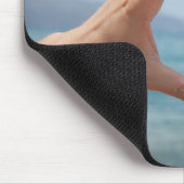 Hände, die ein Herz-Mousepad bilden - heller Hinte Mousepad (Ecke)