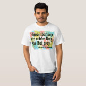 "Hände, die helfen… " T-Shirt (Vorne ganz)