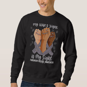 Hände Die Kämpfe meiner Ehefrau ist mein Kampf geg Sweatshirt
