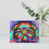 Hände eines Assistenten Postkarte (Stehend Vorderseite)