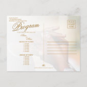 Hände eines farbigen Ehepaares Button auf Ringgold Ankündigungspostkarte (Rückseite)