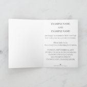 Hände eines farbigen Ehepaares mit Ring Ankündigung (Innenseite)