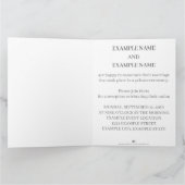 Hände eines farbigen Ehepaares mit Ring Dankeskarte (Innenseite)