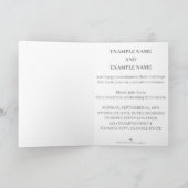 Hände eines farbigen Ehepaares mit Ring Karte (Innenseite)