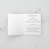 Hände eines farbigen Ehepaares mit Ring Karte (Innenseite)