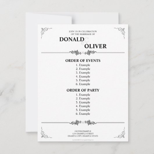 Hände eines homosexuellen Ehepaares mit Rings (Rückseite)