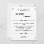 Hände eines homosexuellen Ehepaares mit Rings (Rückseite)