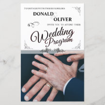 Hände eines homosexuellen Ehepaares mit Rings