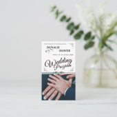 Hände eines homosexuellen Ehepaares mit Rings Begleitkarte (Stehend Vorderseite)