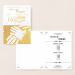 Hände eines homosexuellen Ehepaares mit Rings Folienkarte<br><div class="desc">Hands of a Gay Wedding Couple With Rings Program Die Namen,  das Bild,  die Position und das Datum können in der Vorlage angepasst werden.</div>