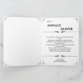 Hände eines homosexuellen Ehepaares mit Rings Karte (Innenseite)