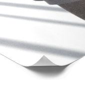 Hände eines männlichen Turniers, der waagerecht gr Poster (Ecke)