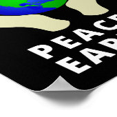 Hände für Weltfrieden Poster (Ecke)