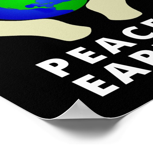 Hände für Weltfrieden Poster (Ecke)