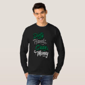 Hände Geld JD 3 Pine Green Matching T-Shirt (Vorne ganz)