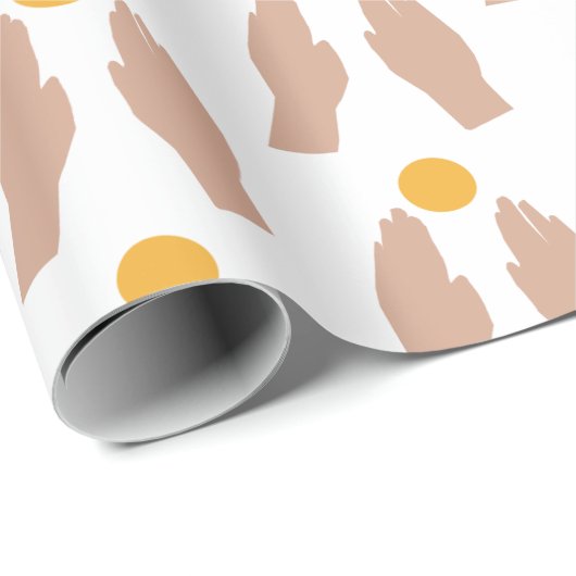 Hände Geschenkpapier (Rolleneckpunkt)