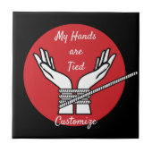 Hände getickt Thunder_Cove Fliese (Vorderseite)