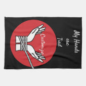 Hände getickt Thunder_Cove Geschirrtuch (Horizontal)