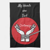 Hände getickt Thunder_Cove Geschirrtuch (Vertikal)