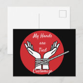 Hände getickt Thunder_Cove Postkarte (Vorne/Hinten)