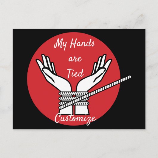 Hände getickt Thunder_Cove Postkarte (Vorderseite)