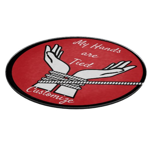 Hände getickt Thunder_Cove Schneidebrett (Ecke)