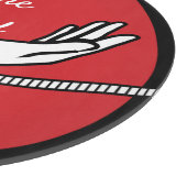 Hände getickt Thunder_Cove Schneidebrett (Ecke)